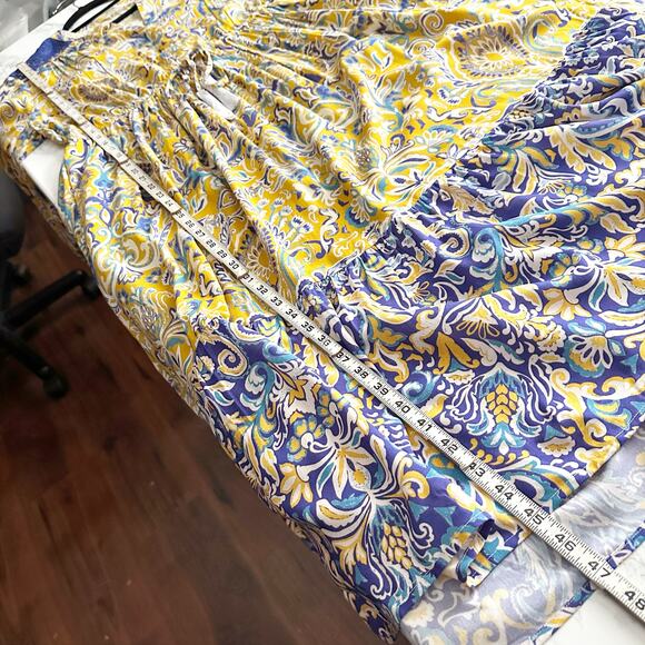 Soft Surroundings Mandisa Challis Lace Yoke Midi Dress Women's Size XL NEW - Picture 11 of 13